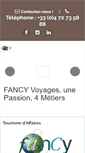 Mobile Screenshot of fancy-voyages.fr